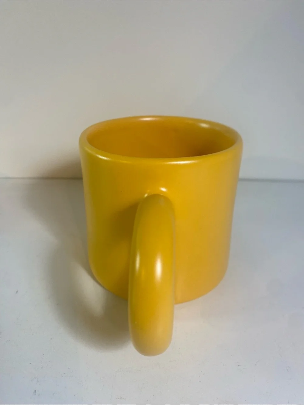 Set Of 2 Crate & Barrel Egg Yolk Yellow Stoneware Mug Molly Baz Collection